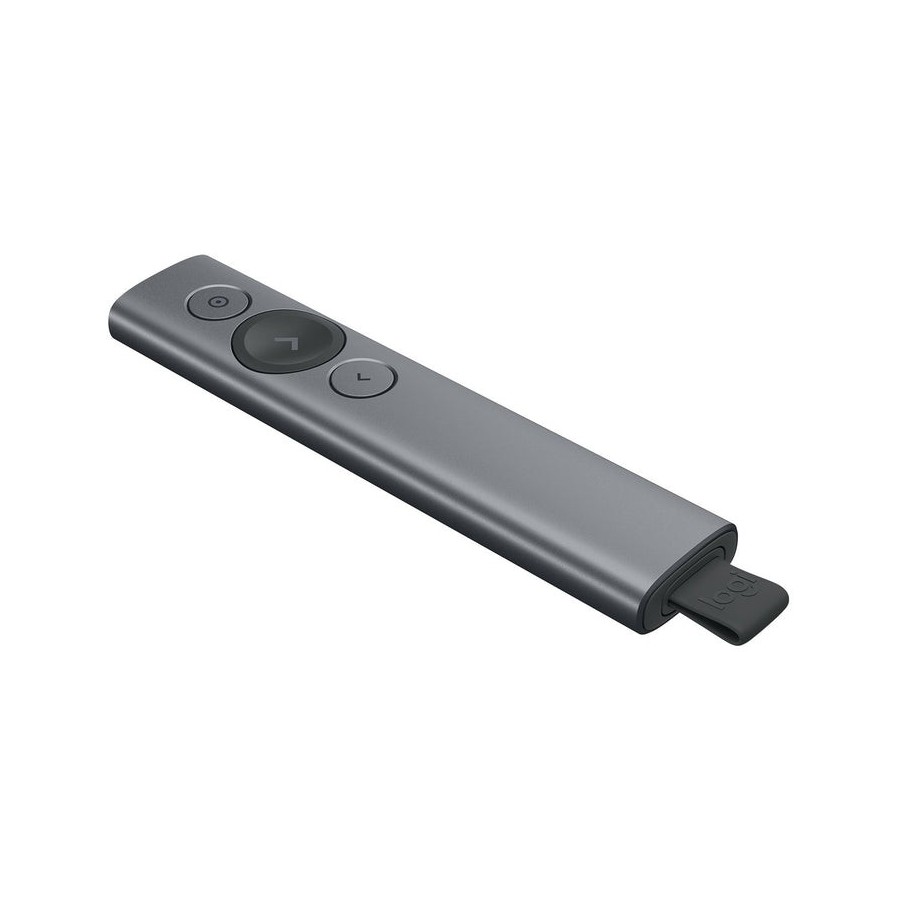 Logitech presentador laser retail  plata wireless presenter
