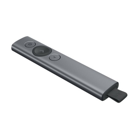 Logitech presentador laser retail  plata wireless presenter