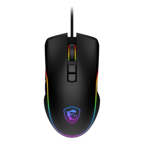 Raton msi clutch gm300 gaming  negro, usb