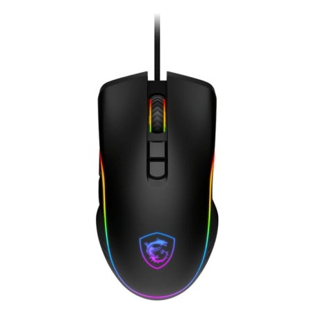 Raton msi clutch gm300 gaming  negro, usb