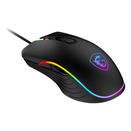 Raton msi clutch gm300 gaming  negro, usb