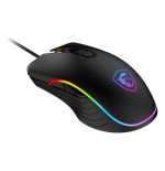 Raton msi clutch gm300 gaming  negro, usb