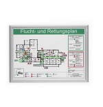 Durable 500823 marco para pared 450 x 625 mm rectángulo plata aluminio