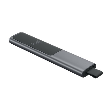 Logitech presentador laser retail  plata wireless presenter