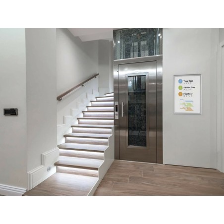 Durable 500823 marco para pared 450 x 625 mm rectángulo plata aluminio