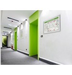 Durable 500823 marco para pared 450 x 625 mm rectángulo plata aluminio