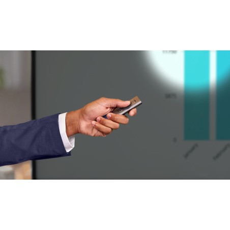 Logitech presentador laser retail  plata wireless presenter