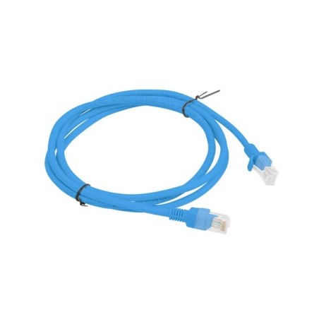 Lanberg cable de red pcu6-10cc-0150-b rj45 utp cat 6 1.5m azul