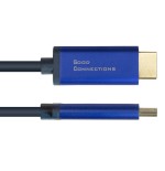 Good connections cable dp1.4-m.-hdmi2.0-m. azul 1m