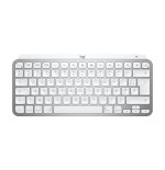 Teclado francés logitech mx keys mini for mac minimalist wireless illuminated keyboard bluetooth azerty gris
