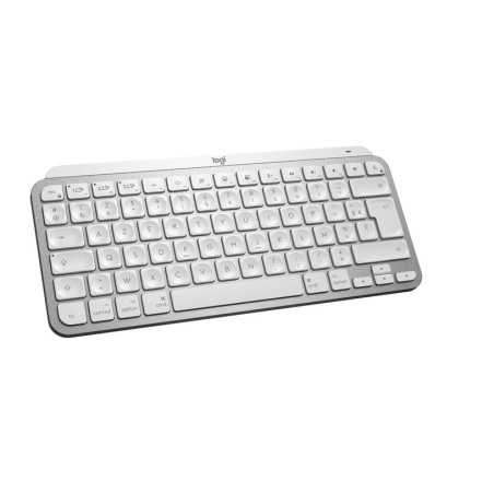Teclado francés logitech mx keys mini for mac minimalist wireless illuminated keyboard bluetooth azerty gris