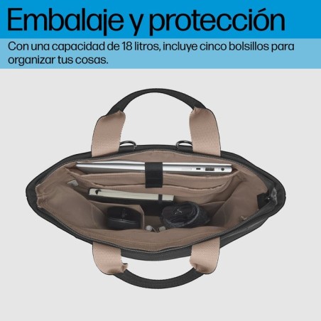 Hp bolso de mano de mochila para ordenador portátil convertible de 14 pulgadas