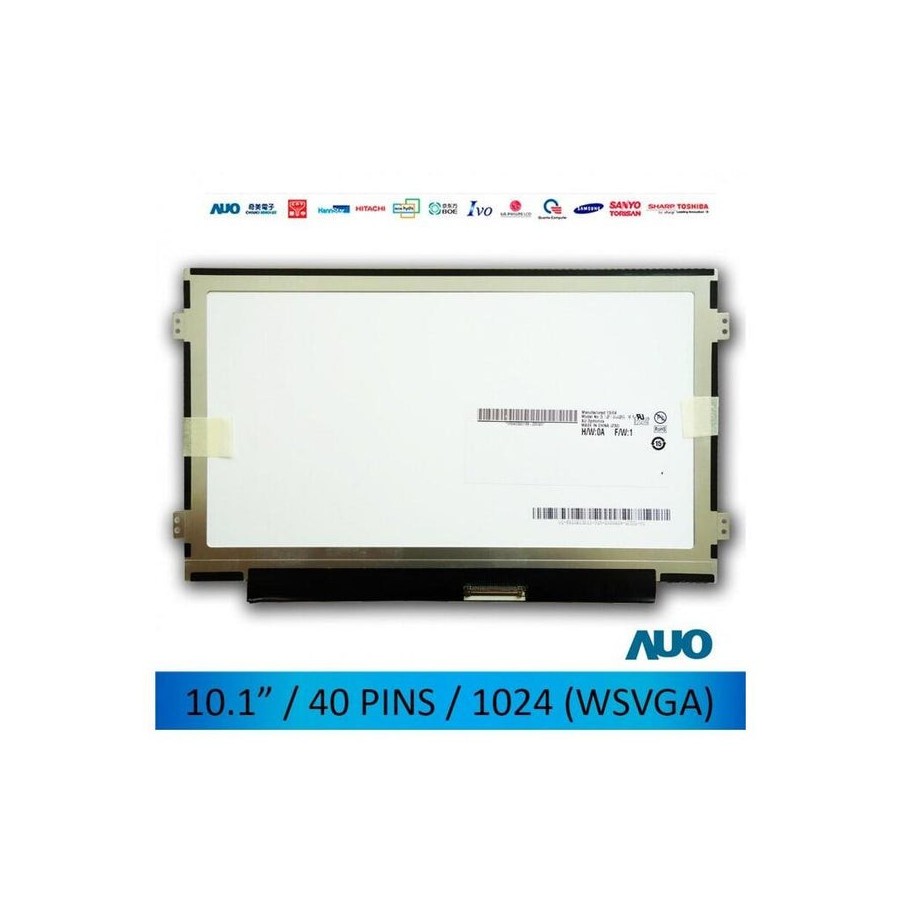 Eightt pantalla para portatil 10.1\1 slim led brillo