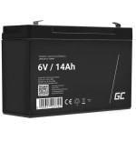 Green cell agm34 batería para sistema ups sealed lead acid (vrla) 6 v 14 ah
