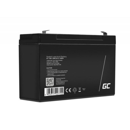 Green cell agm34 batería para sistema ups sealed lead acid (vrla) 6 v 14 ah
