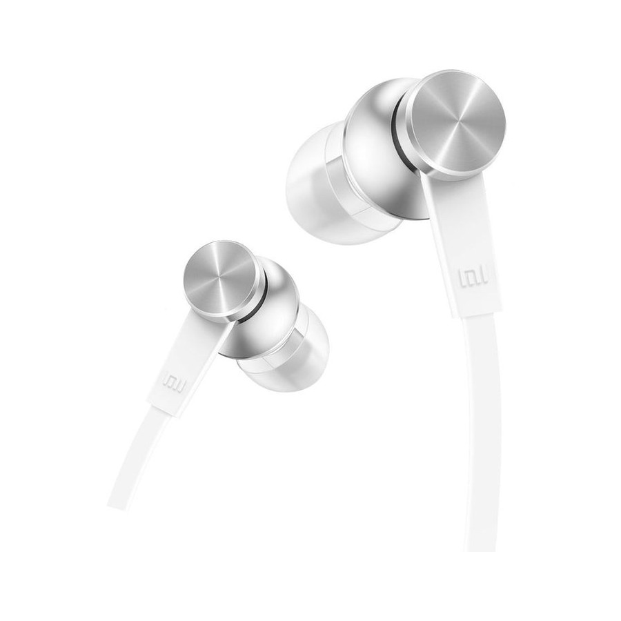 Auriculares intrauditivos xiaomi mi in ear basic con micrófono jack 3.5 plateados