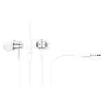 Auriculares intrauditivos xiaomi mi in ear basic con micrófono jack 3.5 plateados
