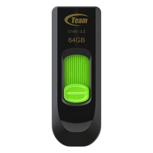 Pendrive team group 64gb c145 sliding design usb 3.0 verde