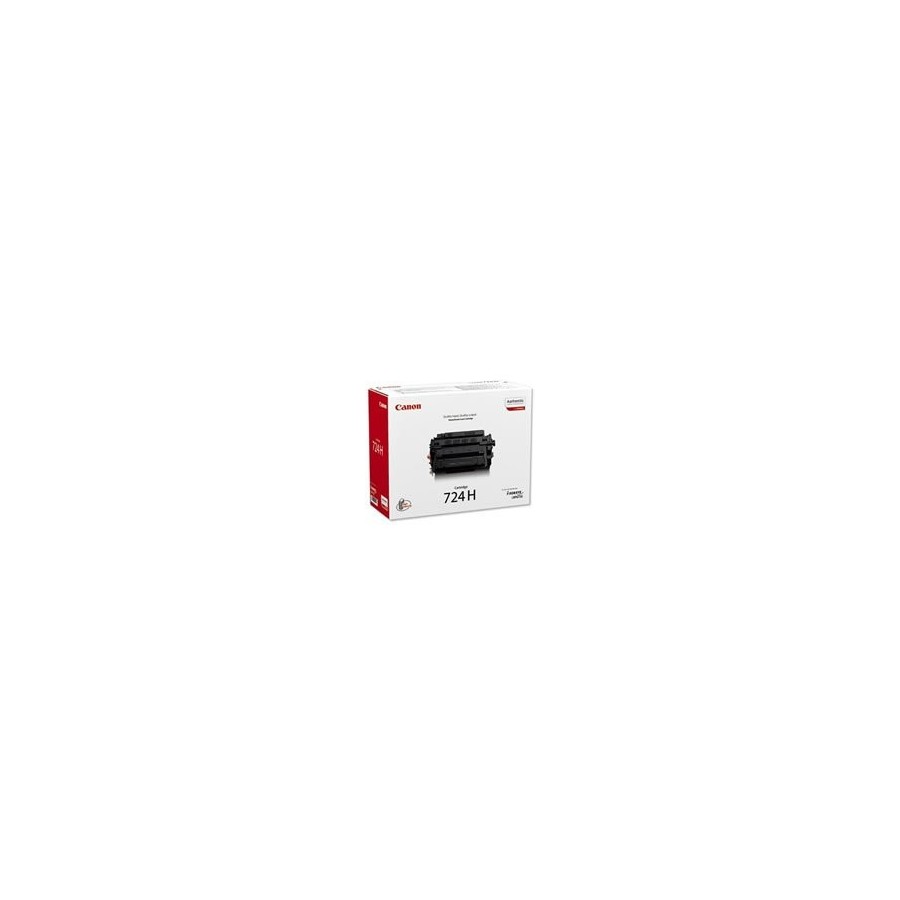 Toner original canon crg-724h negro para imageclass lbp6780x, i-sensys lbp6750dn, lbp6780x, mf512x