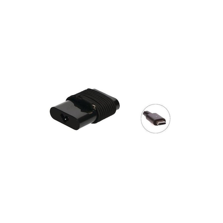 Dell cargador usb type-c 65w con cable alimentación 492-bdgc