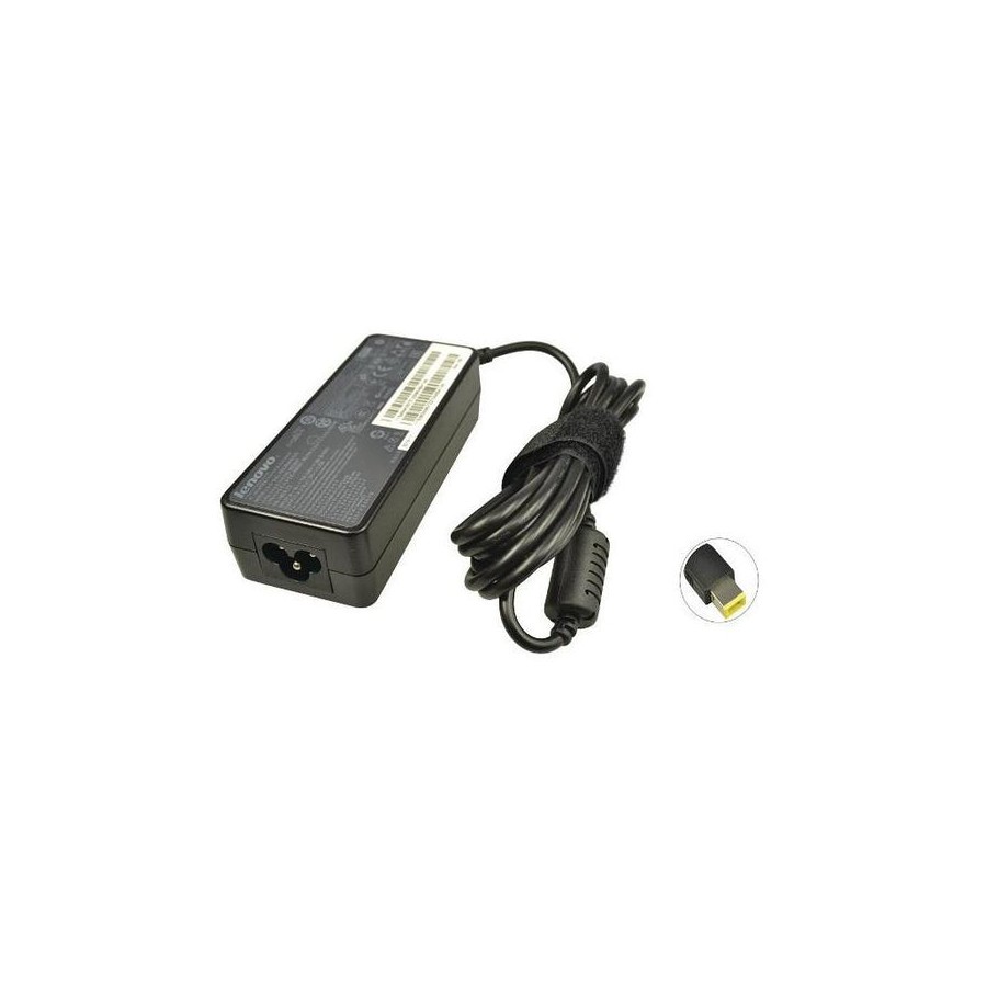 Lenovo cargador 20v 3.25a 65w con cable alimentación para lenovo yoga 13 adlx90ndc3a