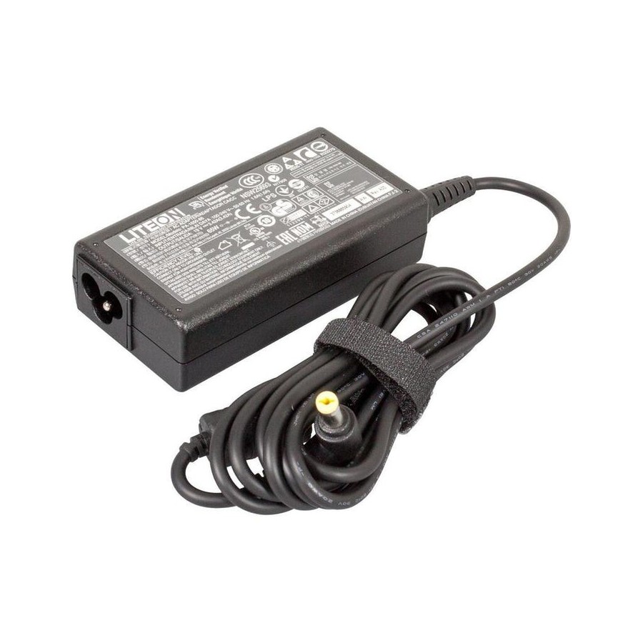 Acer cargador 19v 3.42a 65w con cable alimentación para acer travelmate 2400, 3210, 4150, 4650 ap.0650a.004