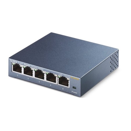 Tp-link tl-sg105 switch 5 puertos gigabit 10/100/1000 mbps metálico