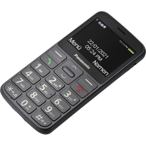 Móvil panasonic kx-tu160  de fácil uso, gris