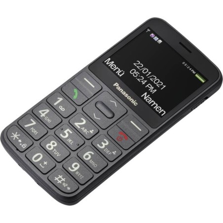 Móvil panasonic kx-tu160  de fácil uso, gris