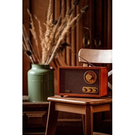 Radio adler ad 1171 retro  with bluetooth, brown