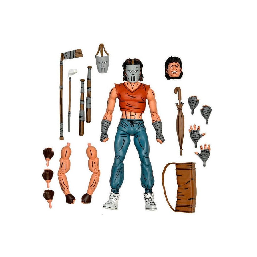 Figura casey jones in red shirt fig. 18 cm teenage mutant ninja turtles mirage comics