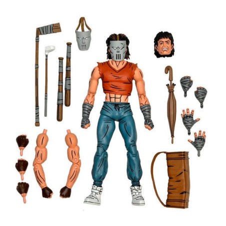 Figura casey jones in red shirt fig. 18 cm teenage mutant ninja turtles mirage comics