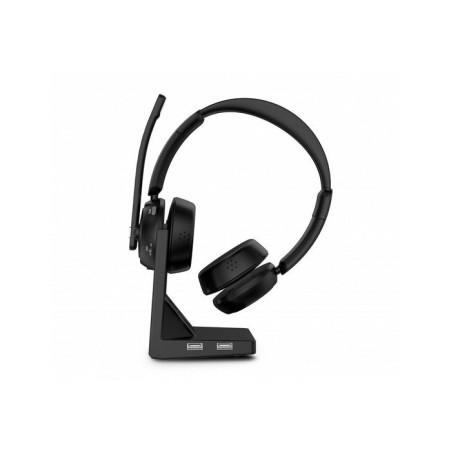Auriculares urban factory movee max inalámbrico  usb tipo a bluetooth base de carga negro