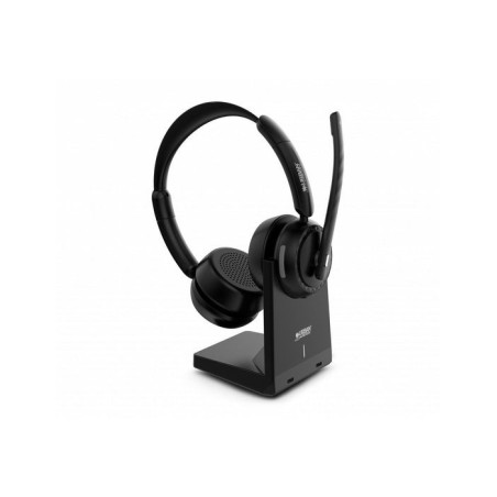 Auriculares urban factory movee max inalámbrico  usb tipo a bluetooth base de carga negro