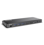 Docking station usb-c triple di cargador incluido 130w