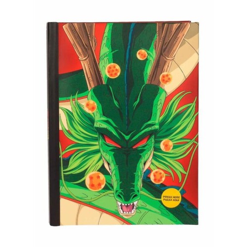 Libreta con luz shenron dragon ball z