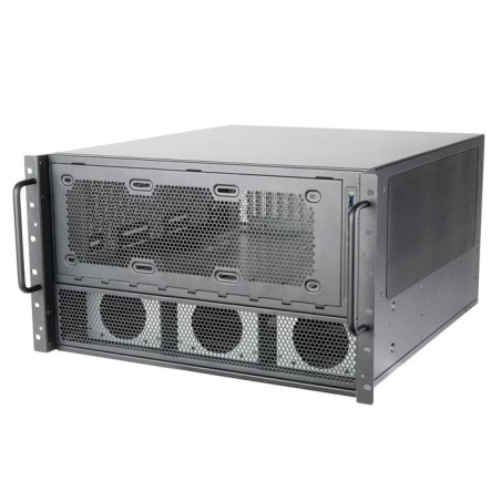 Silverstone sst-rm600, carcasa de rack negra, 6 unidades de altura sst-rm600