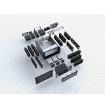 Silverstone sst-rm600, carcasa de rack negra, 6 unidades de altura sst-rm600