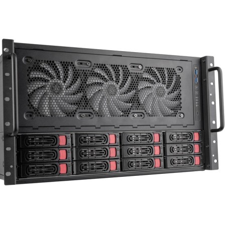 Silverstone sst-rm61-312, caja de rack negro