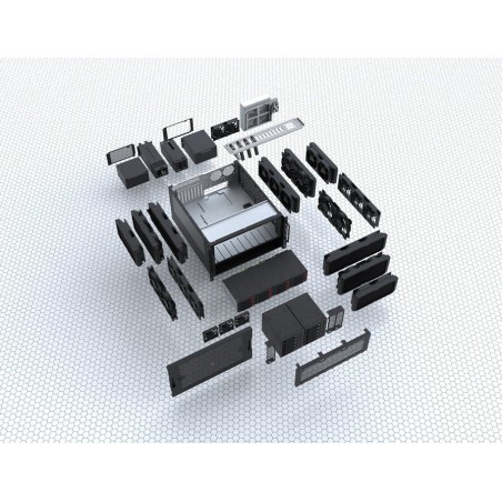 Silverstone sst-rm61-312, caja de rack negro