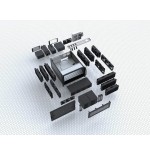 Silverstone sst-rm61-312, caja de rack negro