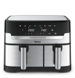 Freidora tefal ey905d de aire caliente acero fino/negro