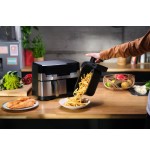 Freidora tefal ey905d de aire caliente acero fino/negro