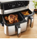 Freidora tefal ey905d de aire caliente acero fino/negro
