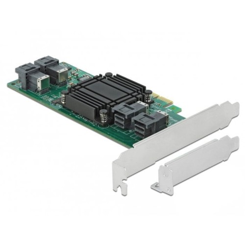 Delock 90585 tarjeta y adaptador de interfaz interno sff-8643, controlador pcie, sff-8643, femenino, verde, 32 gbit/s, 5 - 50 °c