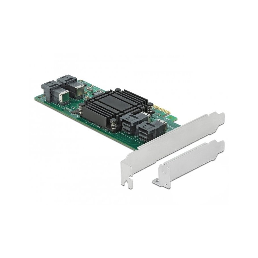 Delock 90585 tarjeta y adaptador de interfaz interno sff-8643, controlador pcie, sff-8643, femenino, verde, 32 gbit/s, 5 - 50 °c