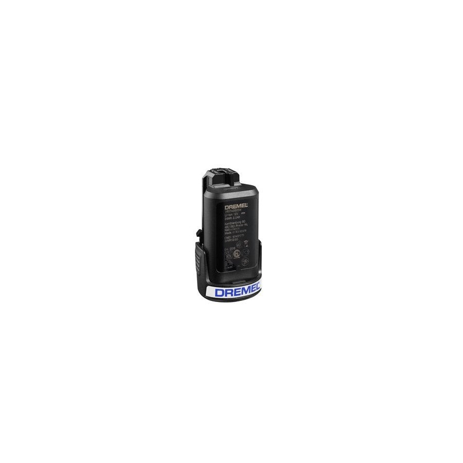 Batería de repuesto dremel de iones de litio de 12 v 880 negra, 2 ah, para dremel 8200, 8220, 8300 26150880ja