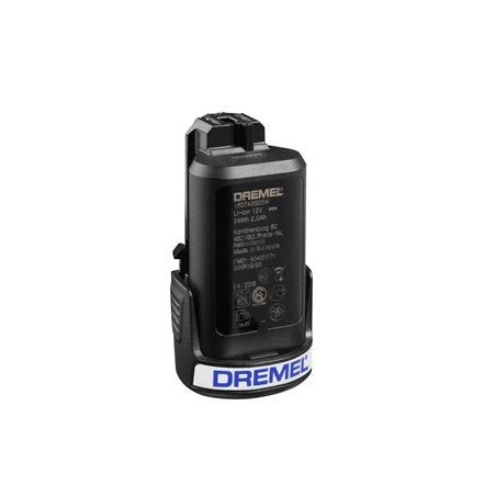 Batería de repuesto dremel de iones de litio de 12 v 880 negra, 2 ah, para dremel 8200, 8220, 8300 26150880ja