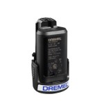 Batería de repuesto dremel de iones de litio de 12 v 880 negra, 2 ah, para dremel 8200, 8220, 8300 26150880ja