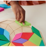 Puzzle mandala de madera fisher-price 40 piezas hxt94